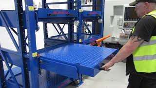 Heavy duty Mould tool racking - Pull out