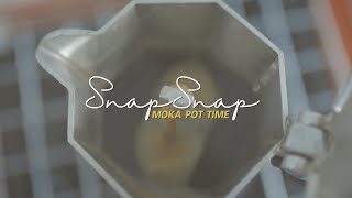 Moka Pot Time #snapsnap ช่วงเวลาของการทำกาเเฟ ทำมั่วๆง่ายๆที่บ้าน