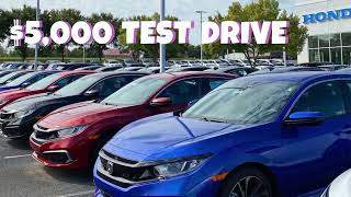 RenaldoHonda of Shelby, North Carolina - $5,000 Test Drive