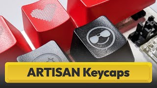 Colección de keycaps artesanales y novedosas