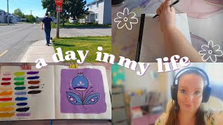 Studio Vlog 1 ♡ Gouache Painting and Penpal Letters