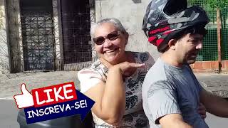 UM PASSEIO DE MOTO COM A VOVÓ MAZÉ | do canal Família Barroso