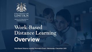 Work-Based Distance Learning Overview