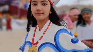 Moravian Mission School Leh students  perform 'Turning the Wheel of Darma'