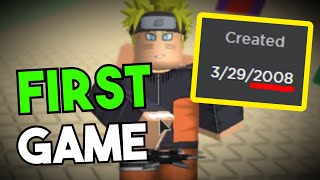 The FIRST EVER Anime Game on ROBLOX