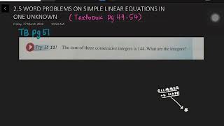 Y9 Maths D (Lesson 1) - Chap 2 Simple Algebraic Fractions