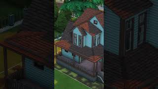 Victorian Family Home \\ Speed Build Stop Motion \\ #thesims #customcontent #shortsyoutube