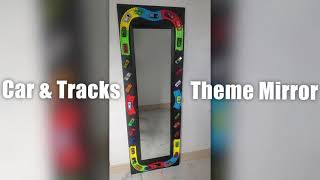 Car Theme Mirror Décor| DIY Wall Décor| Boys Mirror Décor |Car lovers