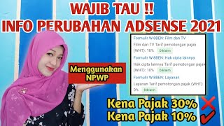 GAJI YOUTUBE KENA PAJAK AMERIKA? | Peraturan Youtube Terbaru 2021