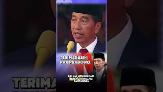 Presiden Jokowi, terimakasih pak prabowo #jokowi #prabowo