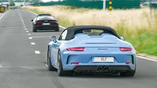 Supercars Accelerating in rain! C63 Crazy Drift, LOUD M4 CSL, 488 Pista, Kline 992 GT3RS, 765LT..