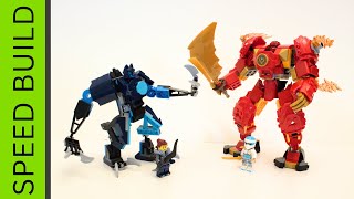 LEGO Ninjago 71808 Kai's Elemental Fire Mech (DuchenneHobbies Speed Build)