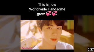 My name is Jin ... call me Worldwide handsome 💞🤩