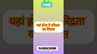 यहां होता है दरिद्रता का निवास | घर में दरिद्रता आने के क्या कारण हो सकते है | #vastu #vastushastra