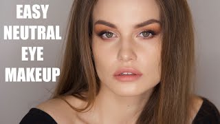 Everyday Neutral Eye Makeup Tutorial // TATI BEAUTY Textured Neutrals Palette | HelenVarik