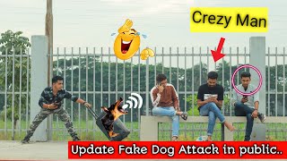 Fake Dog Attack Prank in Public Plase 2022  part 3  Try To Not Lough!