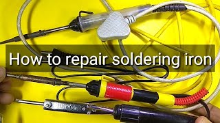 How to repair a soldering iron