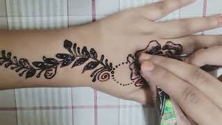 Beautiful Floral Henna | Latest Arabic Mehendi | Stylish and Amazing Henna Deisgn | Mehendi Design