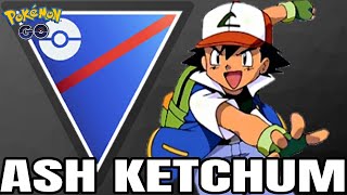 Ash Ketchum THEME TEAM in the Great League for Pokemon GO Battle League!