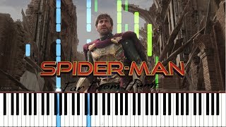 Spider-Man: Far From Home - Mysterio Theme [Synthesia Piano Tutorial]