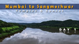 Mumbai to Sangmeshwar Road Trip | Temples, Scenic Views & Stunning Sunset | Cinematic Shots