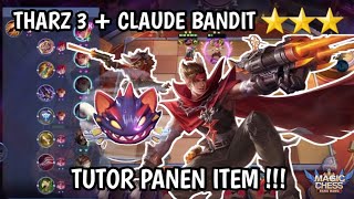 CLAUDE BANDIT, TUTOR JADI PETANI ITEM NIN BOSS!!! SAMPE BISA SCROLL ITEM #magicchess