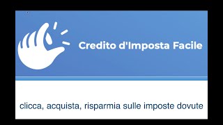 Credito d'Imposta Facile