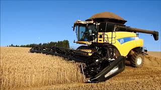 Colheitadeira New Holland Plataforma MacDon Draper 35 pés