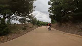 Bajada MTB parque minero de La Unión