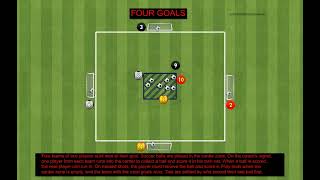 Four Goals Soccer Game for Kids