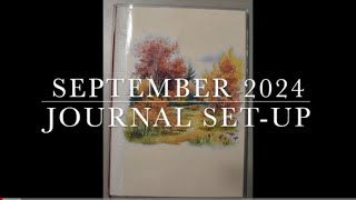 September 2024 journal set up