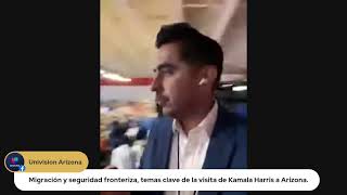 🔴 En vivo. Kamala Harris llega a la frontera con México.