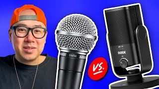 Rode NT-USB Mini vs Shure SM58 🎤 $99 USB vs XLR Microphone BATTLE!