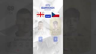 Georgia VS Czechia |EURO 2024| #euro2024 #football #fifa #eafc24 #footballshorts #georgia #czechia