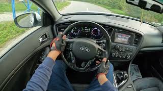 2013 KIA OPTIMA 2.0i Hybrid | POV TEST DRIVE