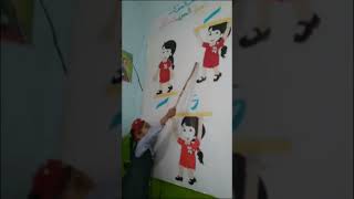 الحركات الإعرابية الأصلية بالرسم والتوضيح لتلاميذ التمهيد shorts#طوفان_الأقصى