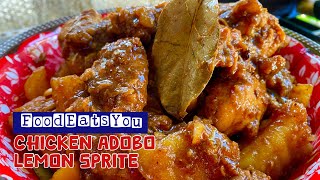 My version of Chicken Adobo sa lemon sprite at samahan pa natin ng potatoes