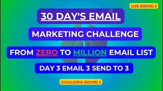 "Zero To 1M Emails in 30 Days Challenge" Sponsored by No Limit Emails