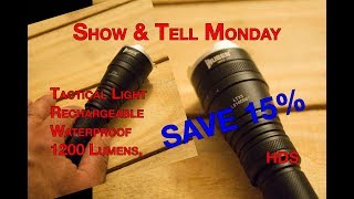 Show & Tell Monday, The New Wuben LT35 Tactical Light