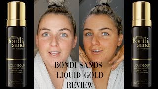 BONDI SANDS LIQUID GOLD FOAM FAKE TAN REVIEW | 🇬🇧| TILLY JONES