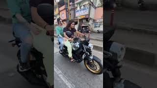 Bike rider || Girl bike rider video || Indian lady girl bike riding | princi sanju 99 new bike rider