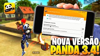 TESTEI A NOVA VERSÃO DO PANDA 3.4 📲 SETA PERSONALIZADA + SENSI + HUD!