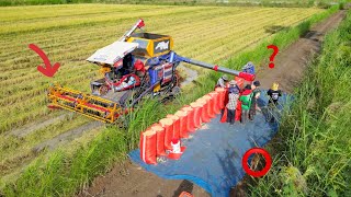 Best Rice Harvester Machine Skills Work!!! Kubota DC105X Cabin Harvesting | Agriculture In Cambodia