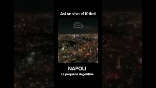 El Napoli es campeón de Italia y así se celebra en la ciudad de Napoli, la pequeña Argentina.