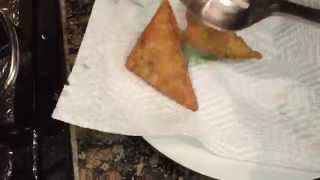 Chicken Masala Samosa with Mozzarella Cheese