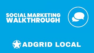 Social Marketing Walkthrough