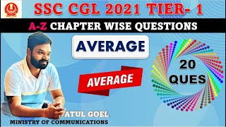 AVERAGE Questions | SSC CGL 2021 Tier 1 Maths Solutions