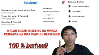 Cara privasi messenger  /cara mengunci percakapan difacebook terbaru 2023