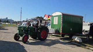 Treckerurlaub an der Ostsee mit Deutz D25 und Bauwagen 😀