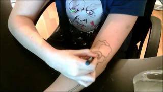 fake tattoo SPEED DRAWING